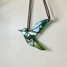 Load image into Gallery viewer, Geometric Green Hummingbird
